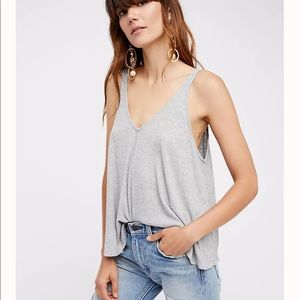 Free people Grey tank size L